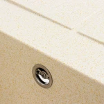 Гранітна мийка для кухні Platinum 6550 LOTOS матовий Пісок