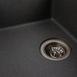 Гранітна мийка для кухні Platinum 6250 ZIRKONE матовий Сірий мусон