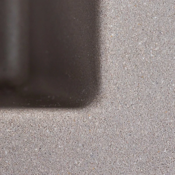 Гранітна мийка для кухні Platinum 4040 RUBA матова Дюна