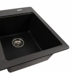 Гранітна мийка для кухні Platinum 7850 HARMONY матовий Моріон