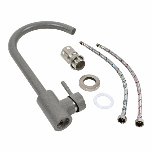 Змішувач Platinum 56 B NESP (3008 А) Сірий мусон