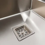 Кухонна мийка Platinum Handmade полиця, 3.0/1.0 PLATINUM L 78×50С нержавійка (поглиблена мм)