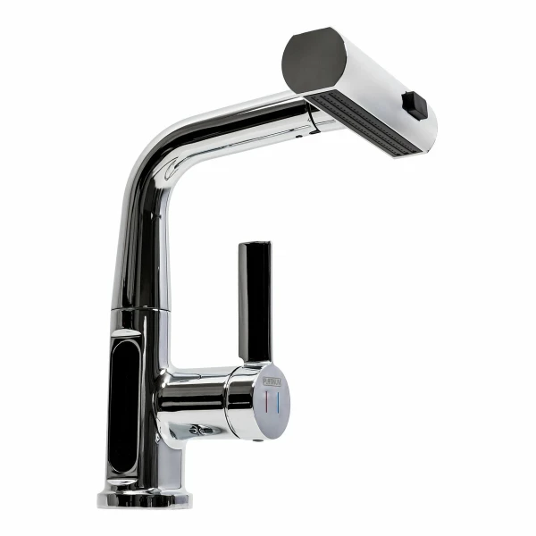 Змішувач для рукомийника з індикатором A240 Platinum