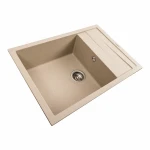 Кухонна мийка гранітна Platinum Сафарі PLATINUM 7050 CASCADA матова