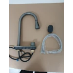 FC-WF2 комплект змішувачів під мийку водоспад Platinum (PVD чорний)