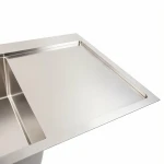 Кухонна мийка CM 78*50 L нержавійка VALESO Handmade (круглий сифон 3,0/0,8)