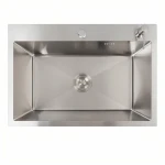 Кухонна мийка нержавійка 65*45 Valeso Handmade (сифон круглий, 3,0/0,8)