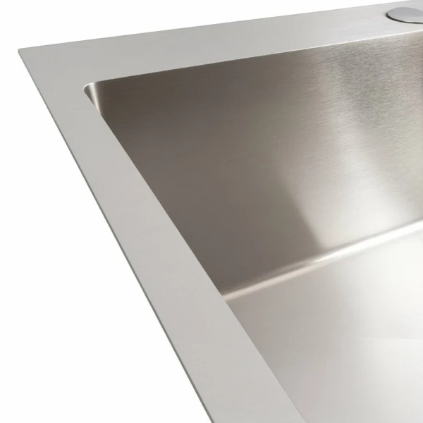 Кухонна мийка нержавійка 65*45 Valeso Handmade (сифон круглий, 3,0/0,8)