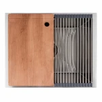 Кухонна мийка нержавійка СМ 54*44 VALESO Handmade (монтаж під стільницю)