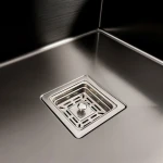 CM 78*50C L Мийка PVD чорна Valeso Handmade з поглибленою полицею (3.0/0.8)