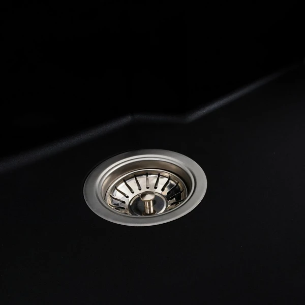 Кухонна мийка гранітна Чорна VALESO 7545 NIKA матова