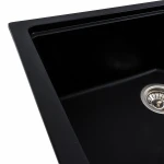 Кухонна мийка гранітна Чорна VALESO 7545 NIKA матова