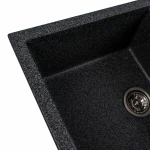 Гранітна мийка для кухні VALESO 7950 Selena матова Графіт