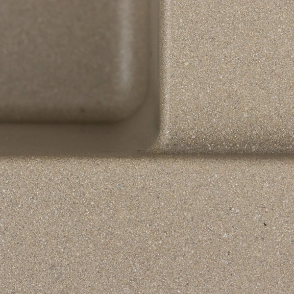 Гранітна мийка для кухні VALESO 6550 LOTOS матовий Титан