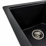 Гранітна мийка для кухні VALESO 7850 HARMONY матовий Карбон