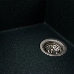 Гранітна мийка для кухні VALESO 6550 LOTOS матовий Антрацит