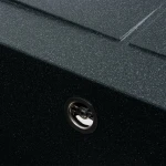 Гранітна мийка для кухні VALESO 6550 LOTOS матовий Антрацит