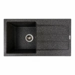 Гранітна мийка для кухні VALESO 7843 SOLID матовий Графіт