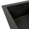 Гранітна мийка для кухні матовий Графіт VALESO 7843 SOLID
