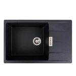 Гранітна мийка для кухні VALESO 7850 ROMA матовий Карбон