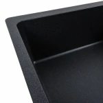 Гранітна мийка для кухні VALESO 7850 ROMA матовий Карбон