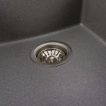 Гранітна мийка для кухні VALESO 3744 ROXY сірий мусон