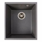 Гранітна мийка для кухні VALESO 3744 ROXY сірий мусон