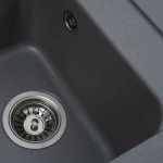 Гранітна мийка для кухні VALESO 4050 KORRADO матова Сірий мусон