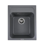 Гранітна мийка для кухні VALESO 4050 KORRADO матова Сірий мусон