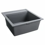 Гранітна мийка для кухні VALESO 5149 FIESTA матова Сірий мусон