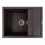 Гранітна мийка для кухні VALESO 6550 LOTOS матовий Гренадін