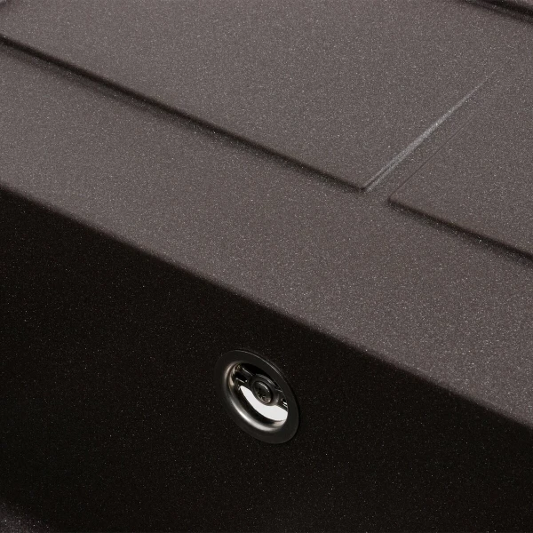 Гранітна мийка для кухні VALESO 6550 LOTOS матовий Гренадін