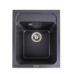 Гранітна мийка для кухні VALESO 4050 KORRADO матовий Моріон