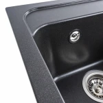 Гранітна мийка для кухні VALESO 4050 KORRADO матовий Моріон