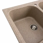 Гранітна мийка для кухні VALESO 7950 Equatoria матова Карамель