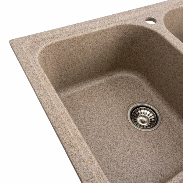 Гранітна мийка для кухні VALESO 7950 Equatoria матова Карамель