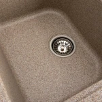 Гранітна мийка для кухні VALESO 7950 Equatoria матова Карамель