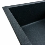 Кухонна мийка гранітна матова 7050 CASCADA VALESO антрацит