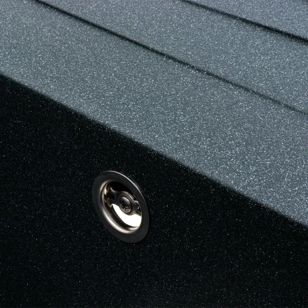 Кухонна мийка гранітна матова 7050 CASCADA VALESO антрацит