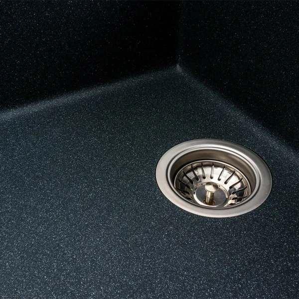 Кухонна мийка гранітна матова 7050 CASCADA VALESO антрацит