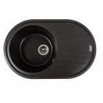 Гранітна мийка для кухні VALESO 7750 LIRA матовий Моріон