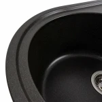 Гранітна мийка для кухні VALESO 7750 LIRA матовий Моріон