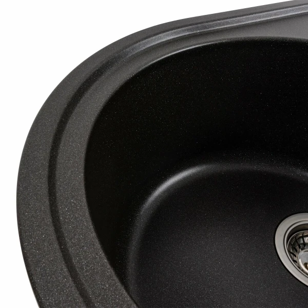 Гранітна мийка для кухні VALESO 7750 LIRA матовий Моріон