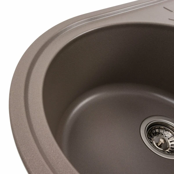 Гранітна мийка для кухні VALESO 7750 LIRA матова Дюна