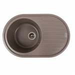 Гранітна мийка для кухні VALESO 7750 LIRA матова Дюна