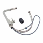 Q411B змішувач кухонний VALESO СІРИЙ (з висувною лійкою)