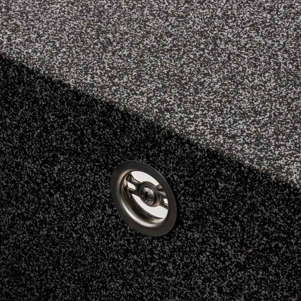 Гранітна мийка для кухні VALESO 7950 AZURIT матовий Графіт