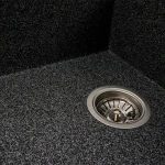 Гранітна мийка для кухні VALESO 7950 AZURIT матовий Графіт