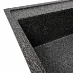 Гранітна мийка для кухні VALESO 7950 AZURIT матовий Графіт