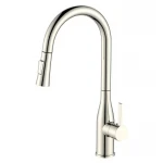 Змішувач для кухні з висувним виливом MIXXUS PREMIUM SUMMER 014 SS COLOR (Колір нерж) (MI8283)